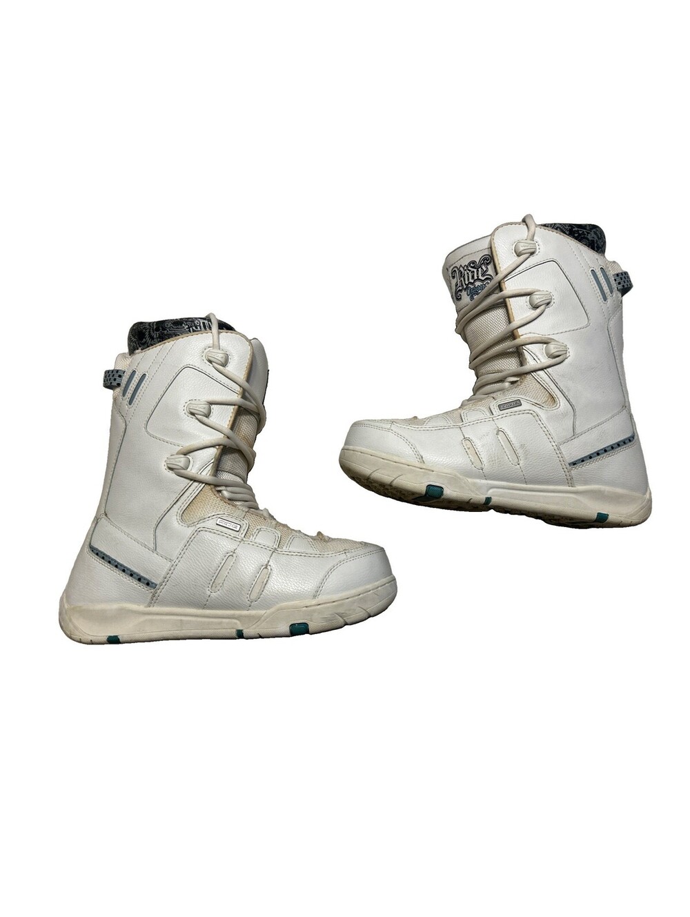 Ride Snowboard Boots Women’s Size 10 White Orion W Lace Up Vintage